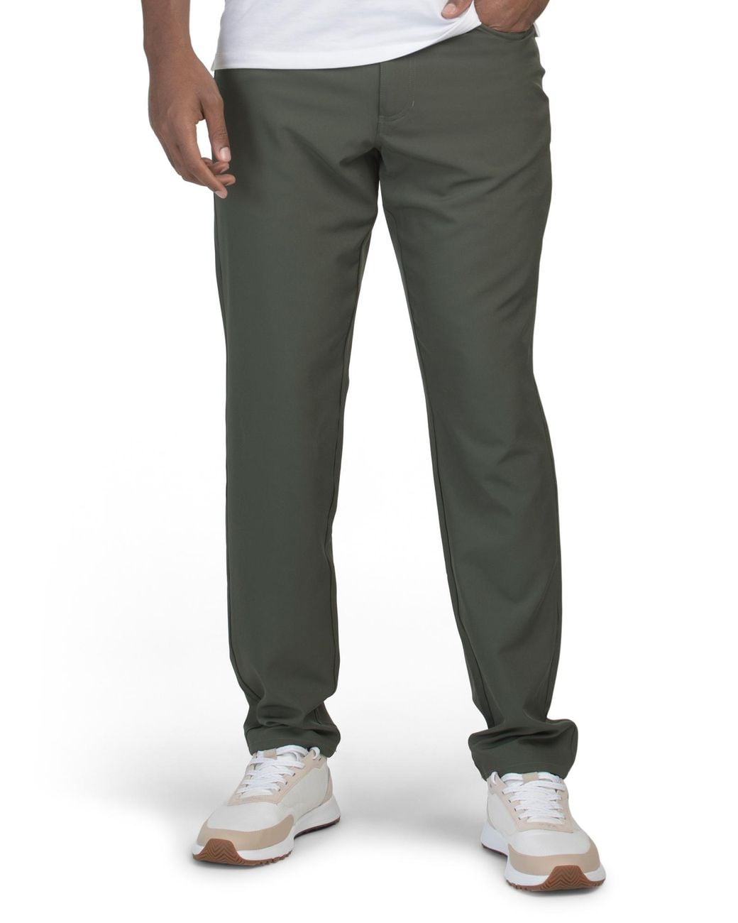 MARSHALLS Gray Five Pocket Style Performance Pants For for men