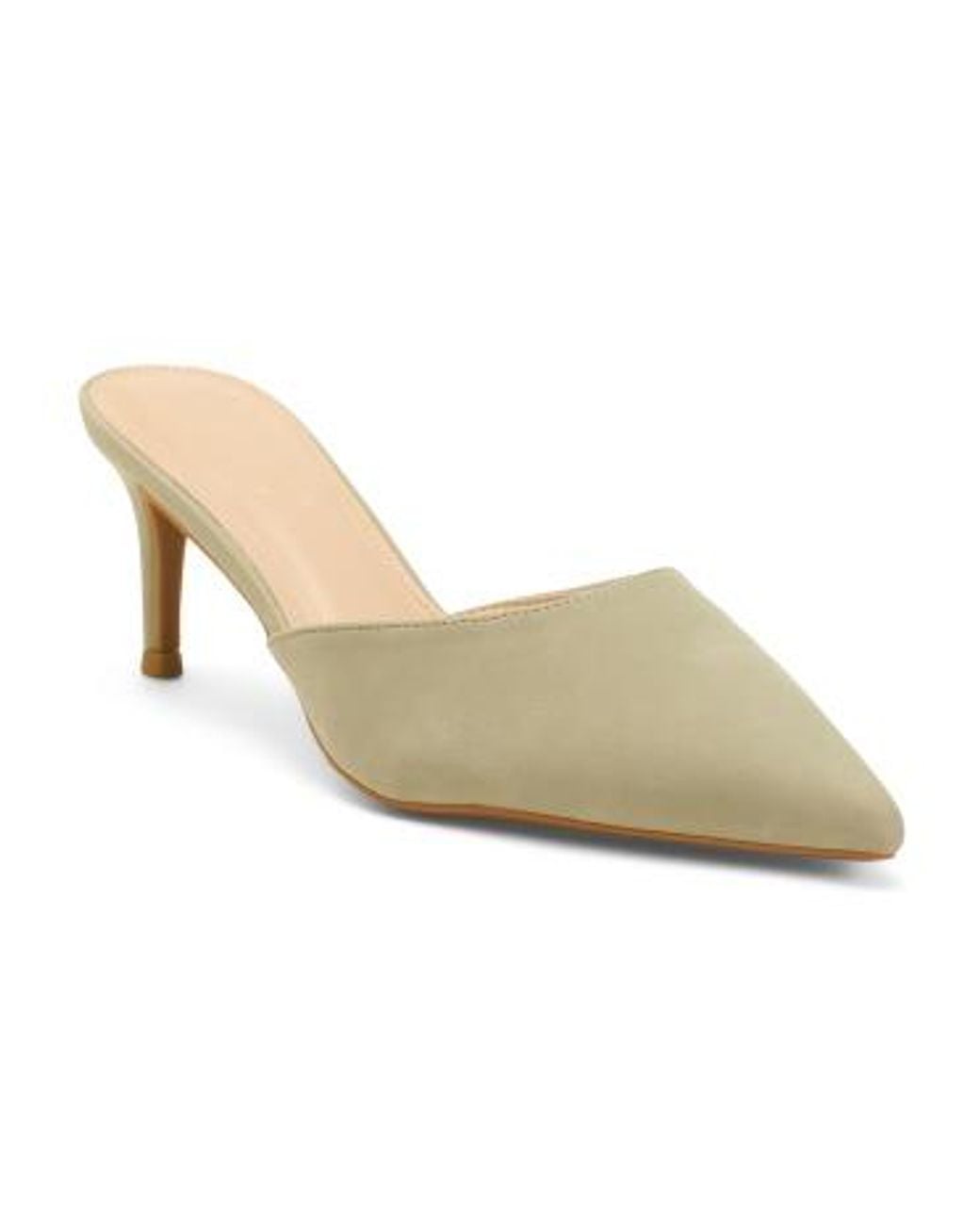 MARSHALLS Natural Kosar Heeled Mules For