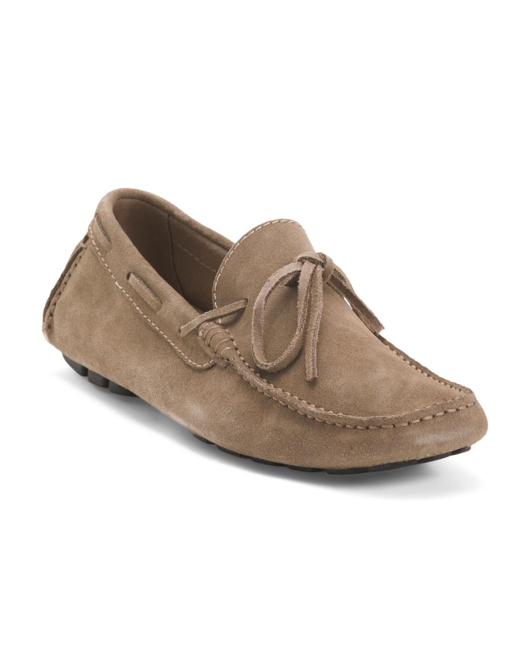 MARSHALLS Brown Suede Driver Shoes For for men