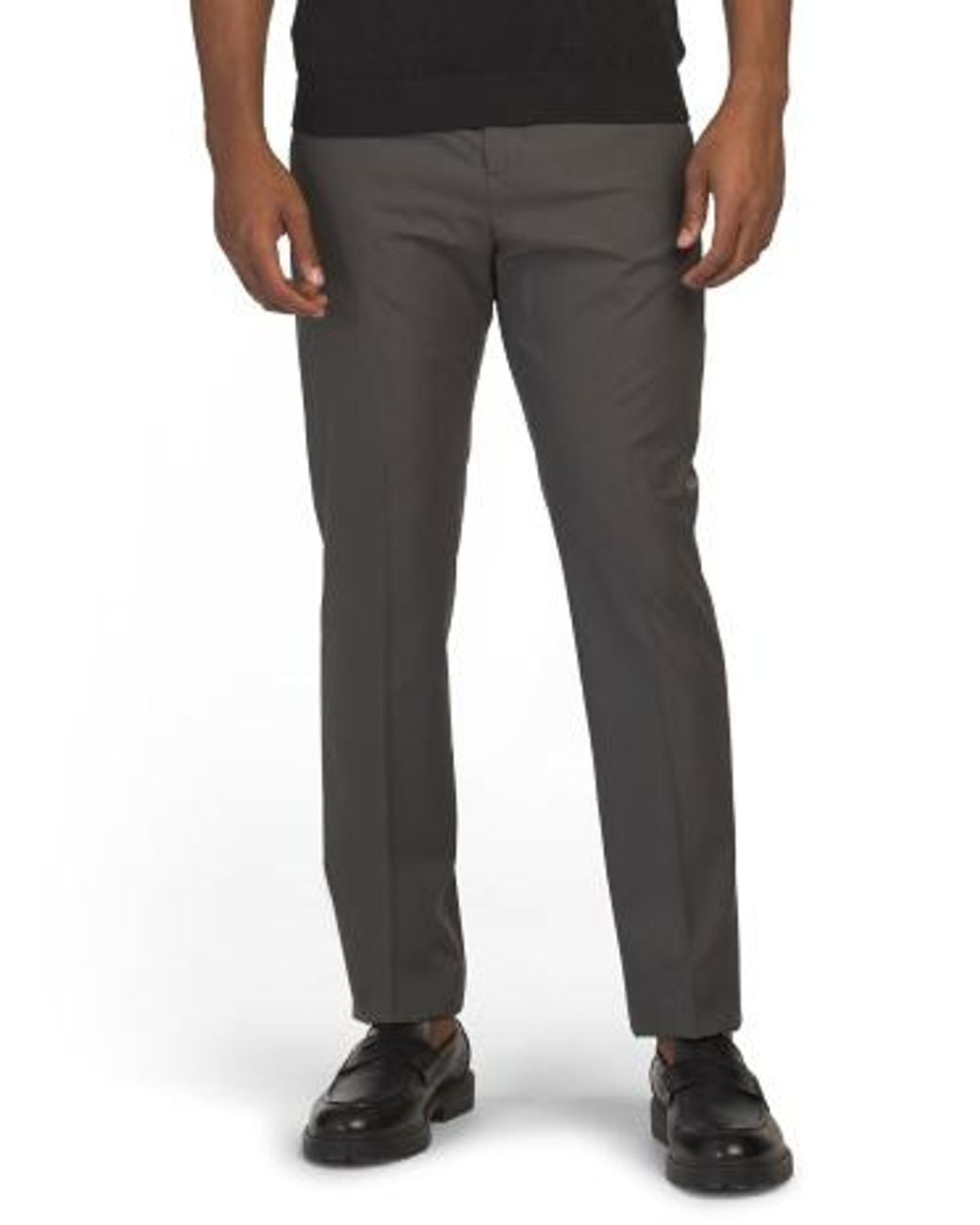 MARSHALLS Gray Tech Stretch Trouser Pants For for men