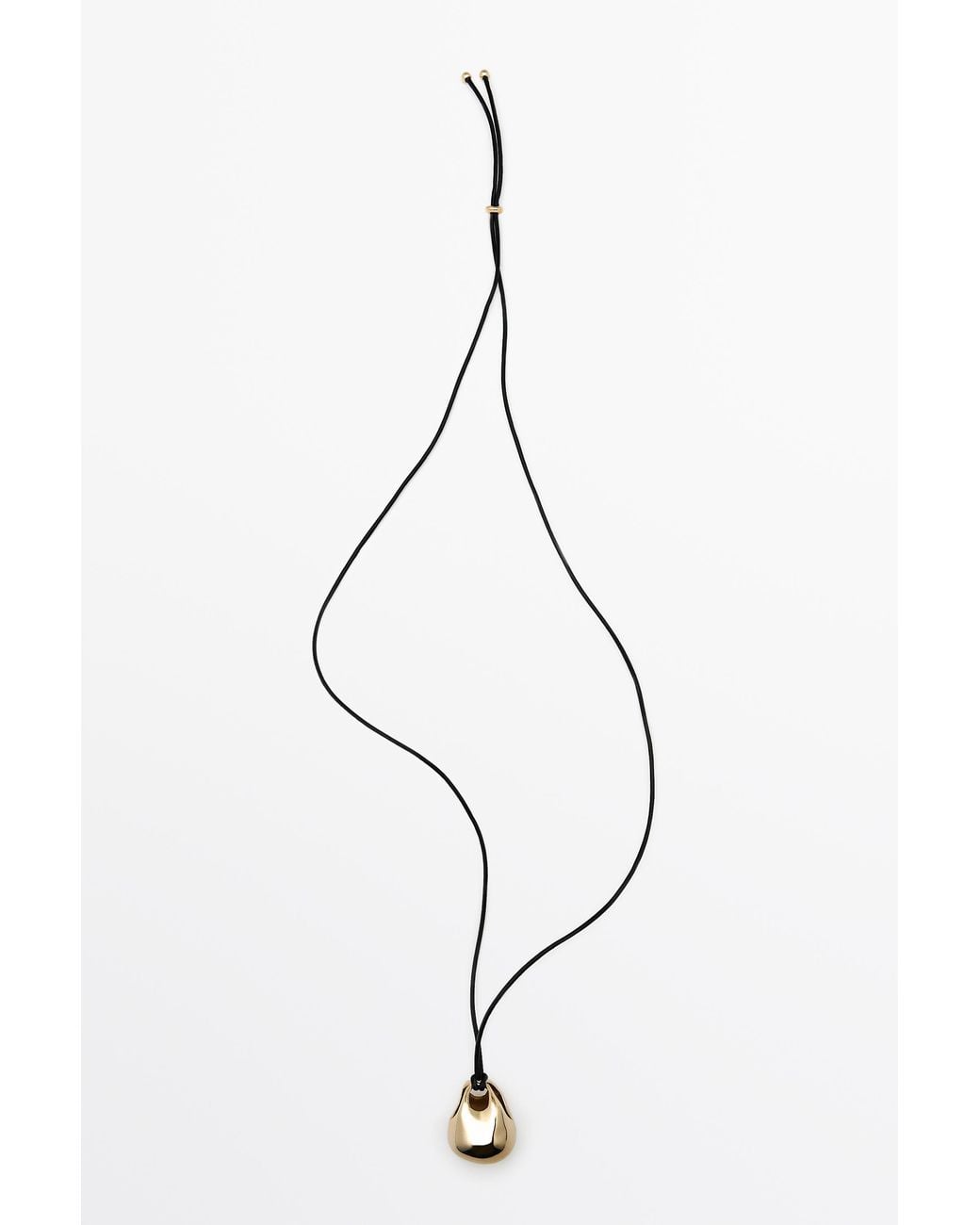 MASSIMO DUTTI Multicolor Oval Bag Pendant Necklace