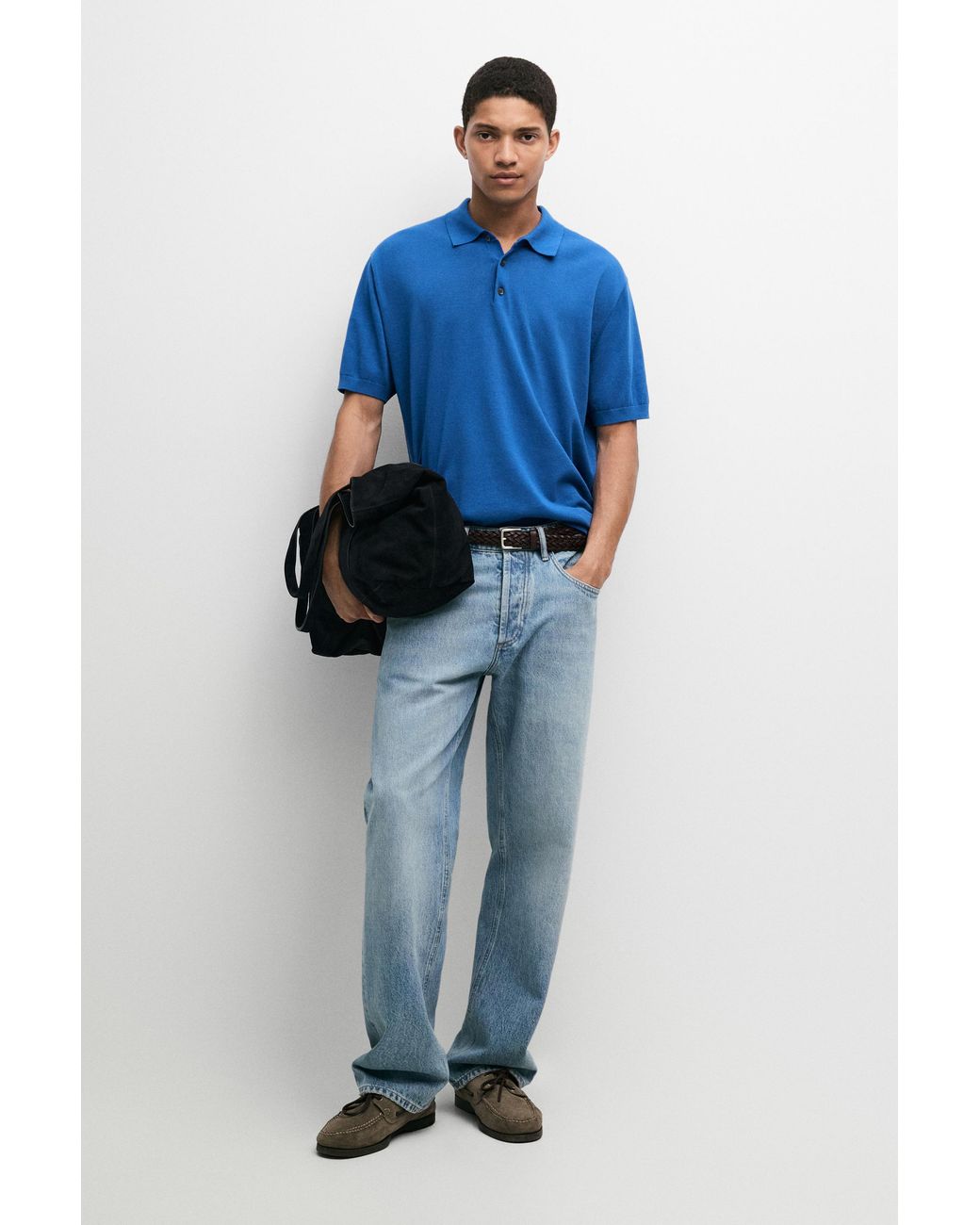 Polo di MASSIMO DUTTI in Blue da Uomo