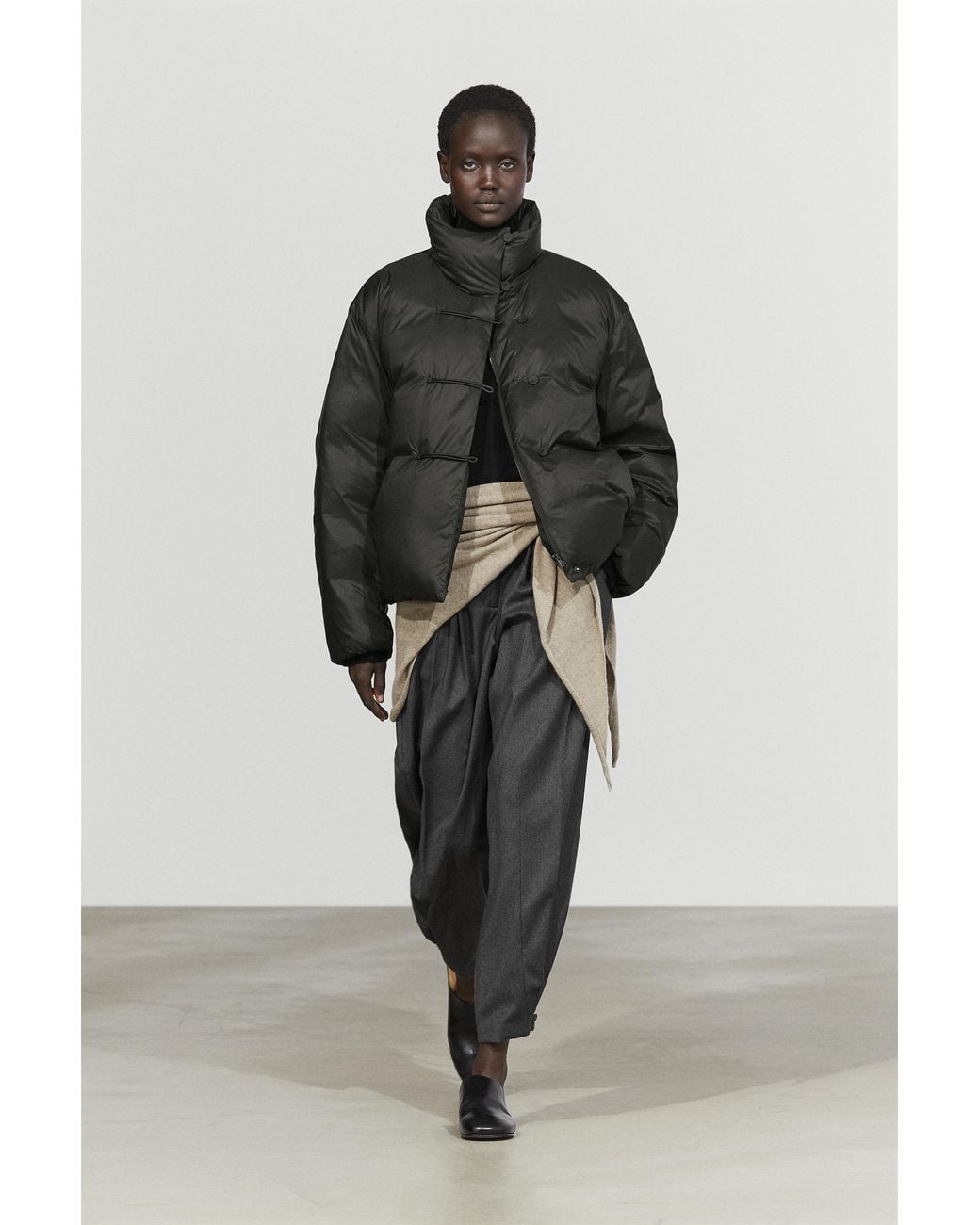 MASSIMO DUTTI Multicolor Down Jacket With Toggles