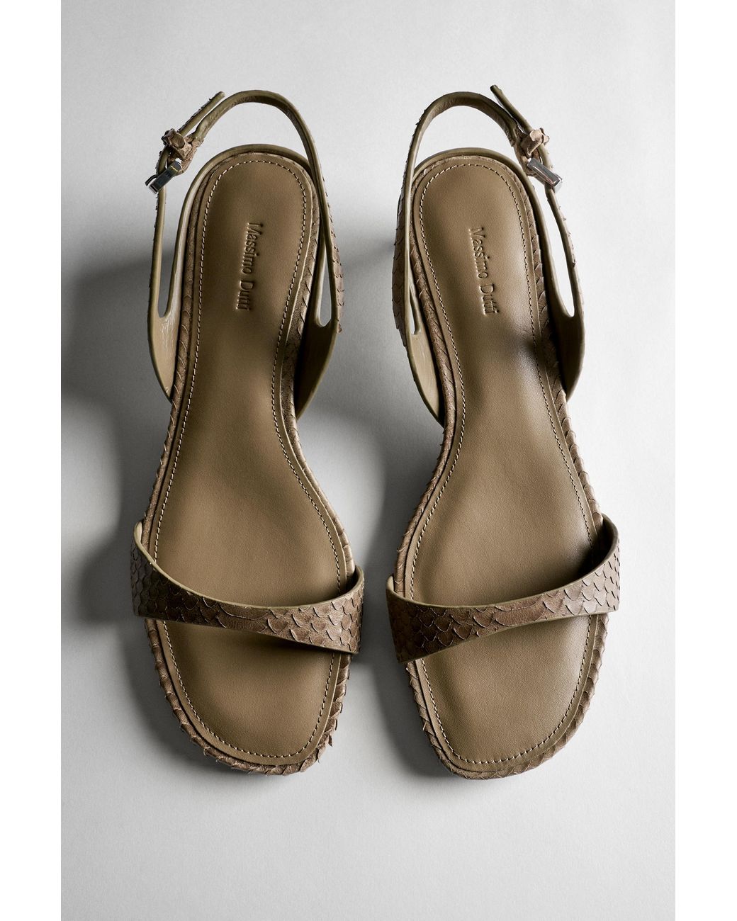 MASSIMO DUTTI Multicolor High-Heel Sandals