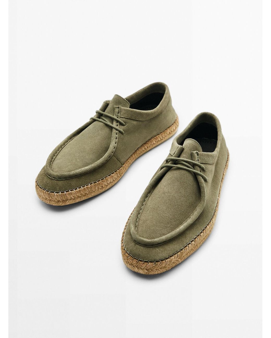 Natural World Dalton 8192 leather and jute shoes for men-cheohanoi.vn