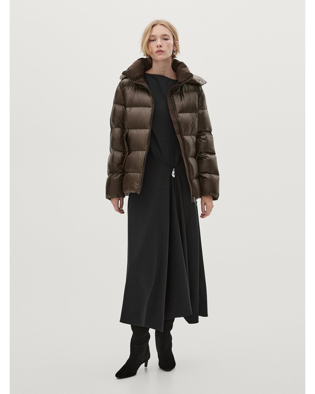 Puffer Coat With Massimo Dutti Uk Womens Coats BNWT Massimo Dutti