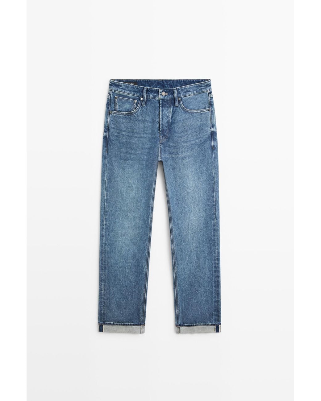 MASSIMO DUTTI Zelfkant Jeans in het Blue voor heren