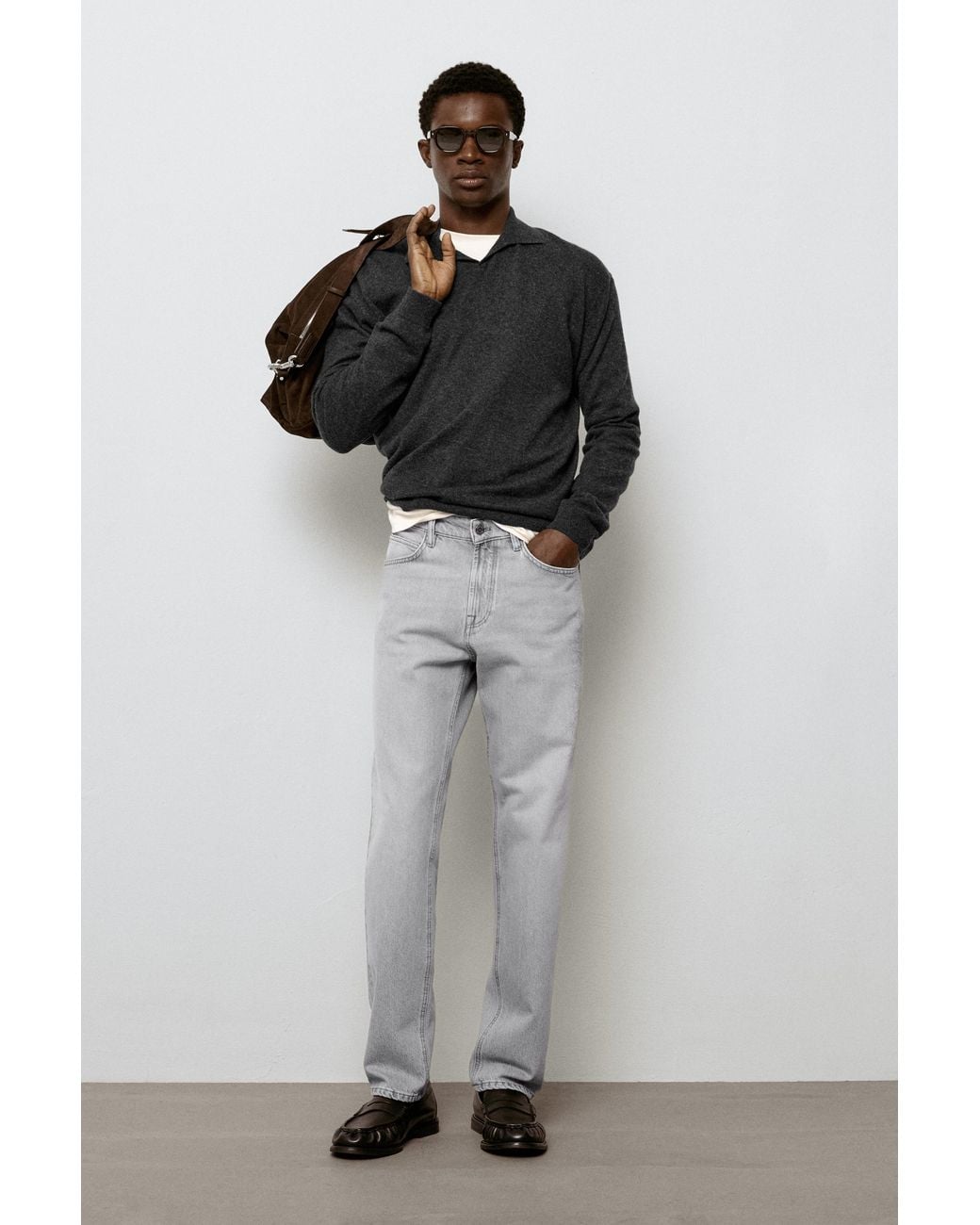 MASSIMO DUTTI Multicolor Tapered Fit Jeans for men