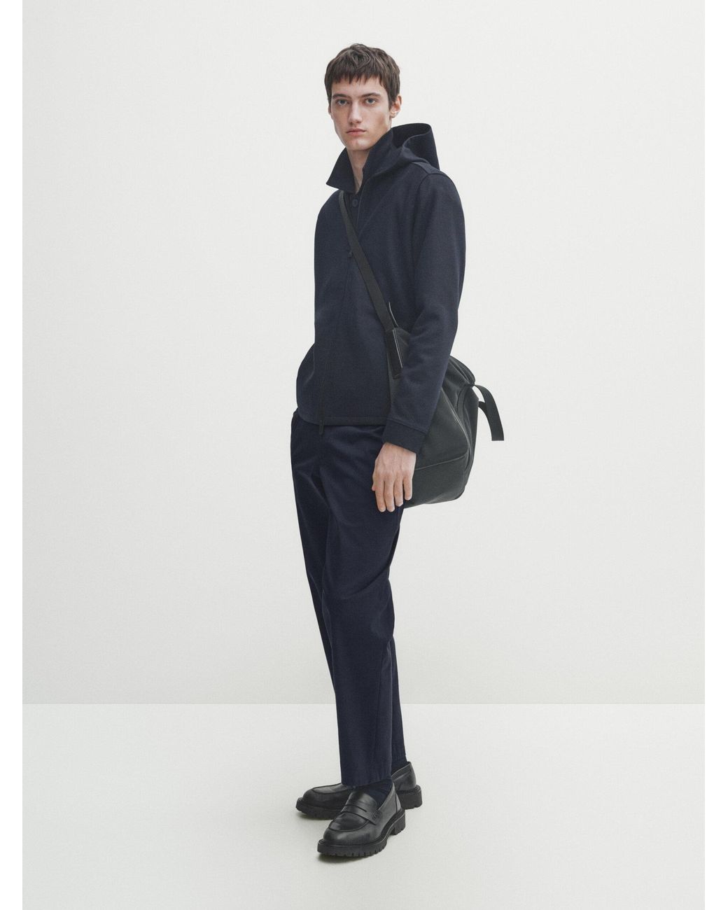 ★ Massimo Dutti★ Hi-Tech Sweatshirt Zipper Detail 0672872 ☆ Massimo Dutti☆ Hi-Tech Sweatshirt Zipper Detail 0672872