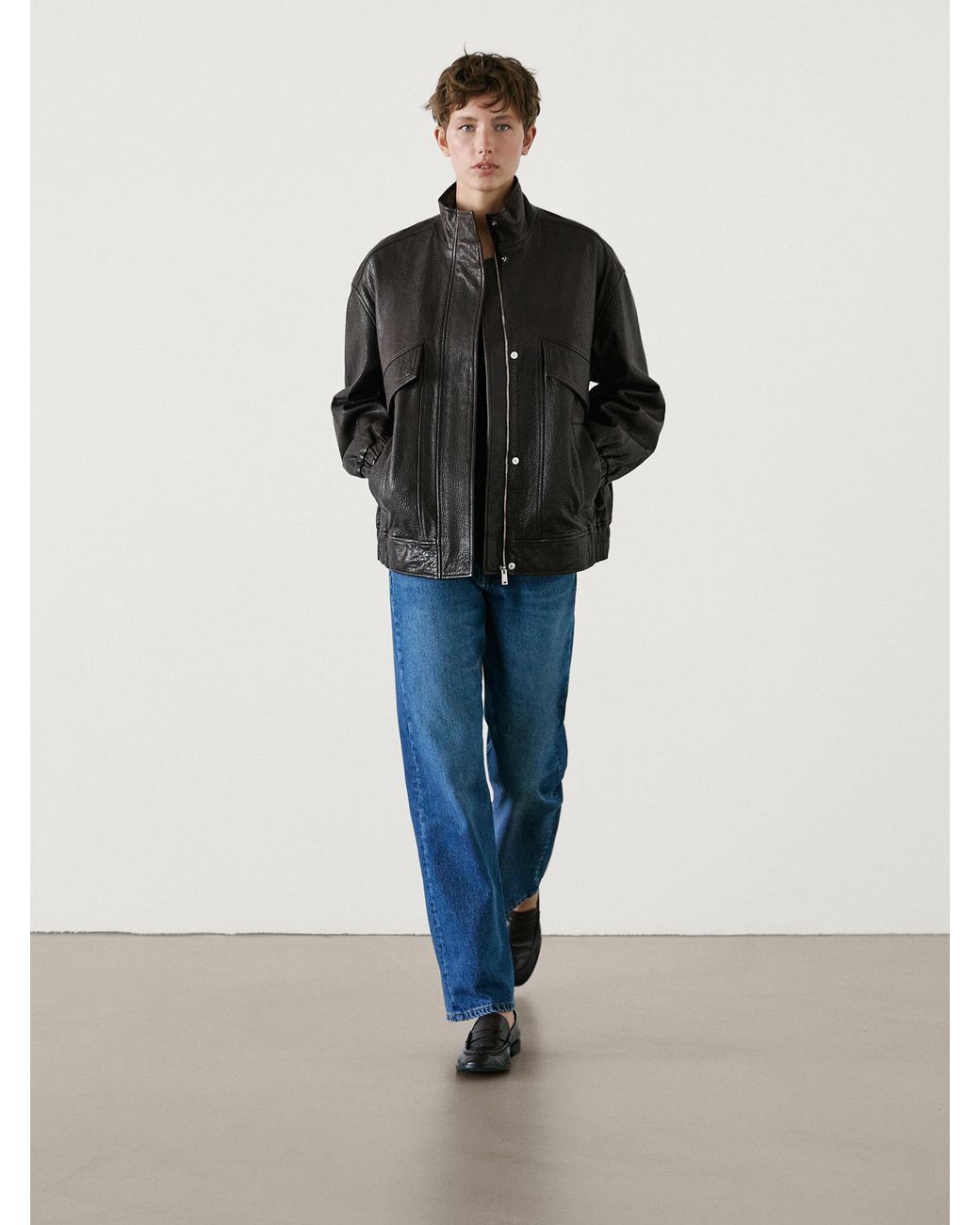 Ledermantel Damen Massimo Dutti Ledermantel Massimo Dutti