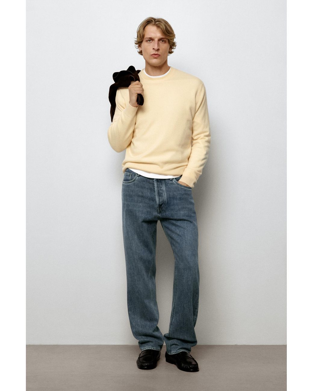 Jean Straight MASSIMO DUTTI pour homme en coloris Blue