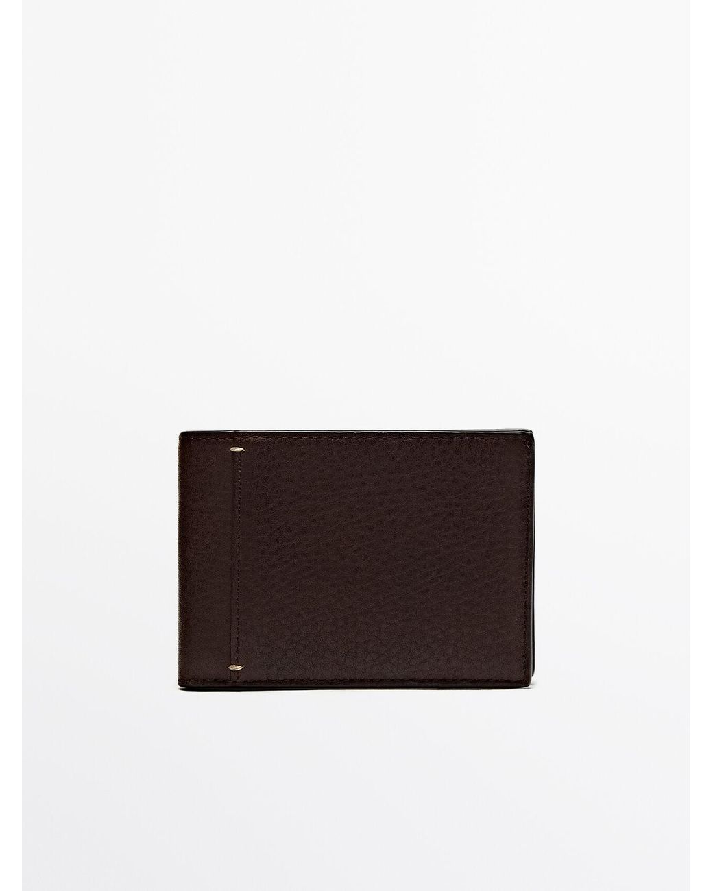 Piel Bovina Tarjetero Massimo Dutti Hombre Bolso Mediano Montblanc