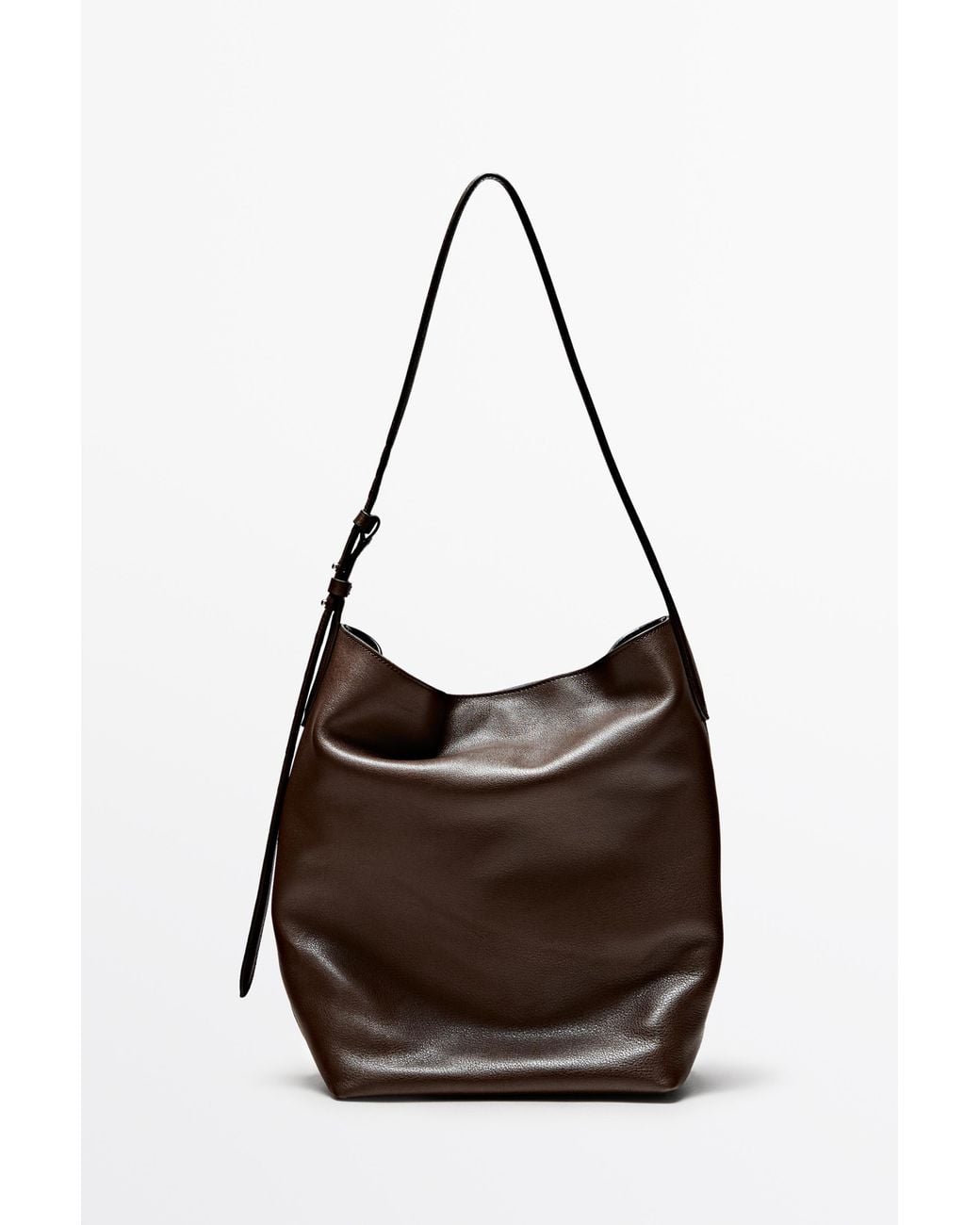 Borsa A Secchiello di MASSIMO DUTTI in Brown