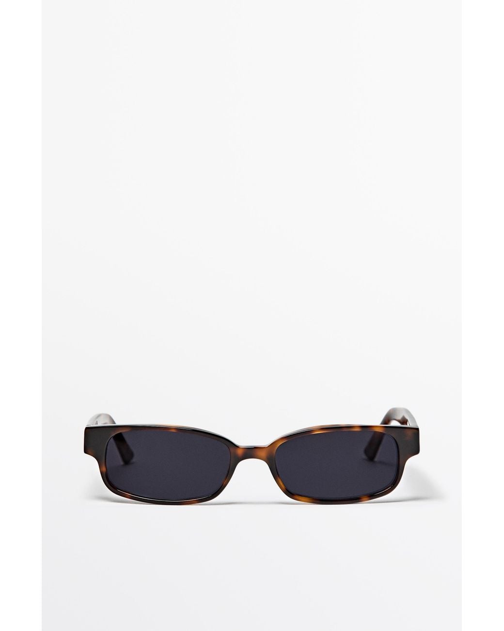 MASSIMO DUTTI White Tortoiseshell-Effect Sunglasses