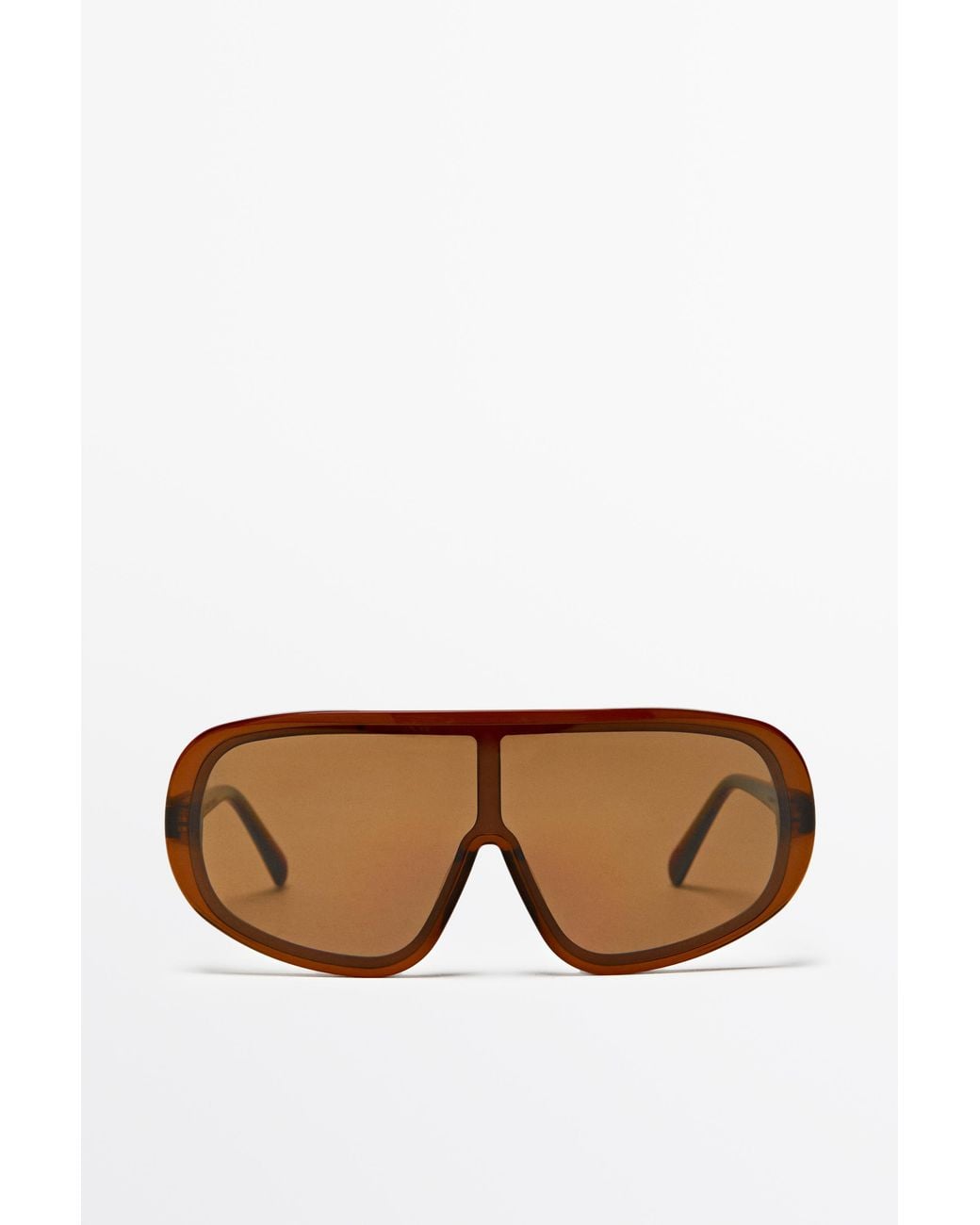 MASSIMO DUTTI Maxi Wikkelzonnebril in het Multicolor