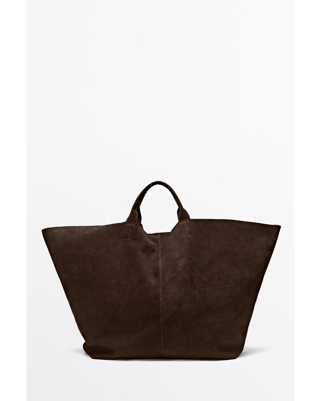 Borsa Tote Maxi di MASSIMO DUTTI in Brown
