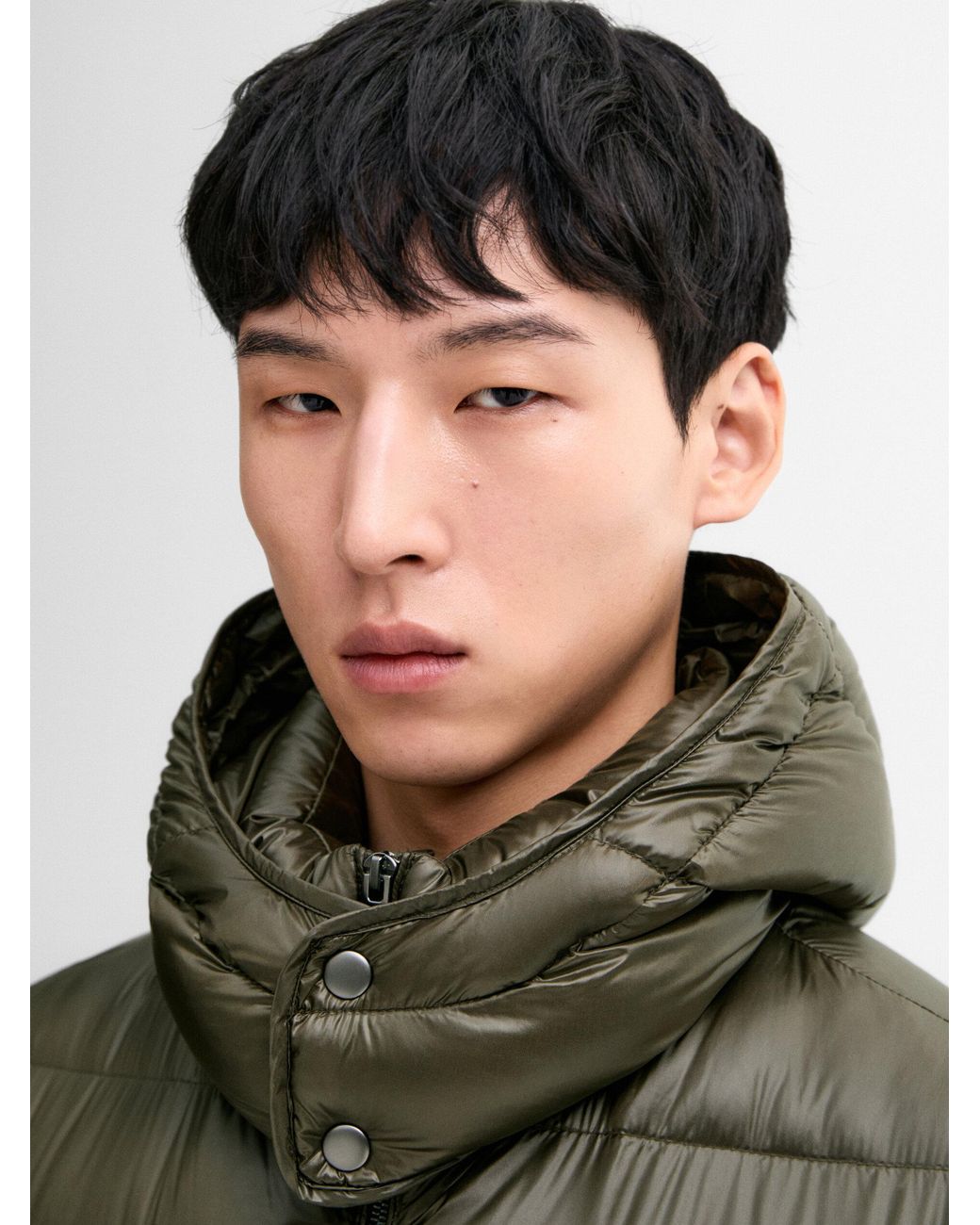 Chaqueta Acolchada Plumas MASSIMO DUTTI de hombre de color - Main Image