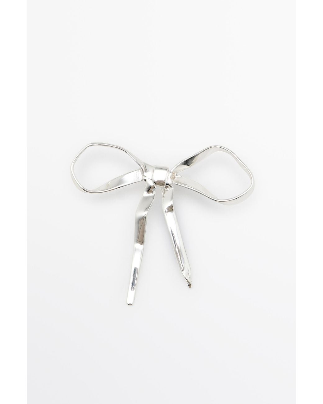 MASSIMO DUTTI Blue Bow Brooch