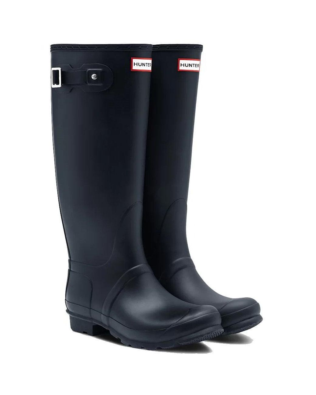 wide calf boots navy blue