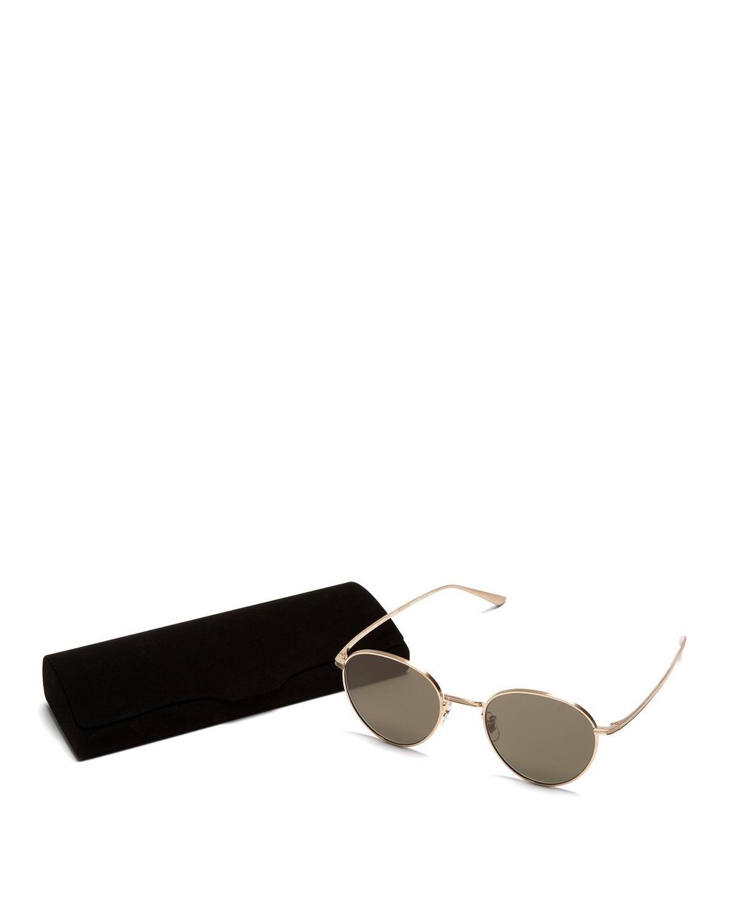 The Row X Oliver Peoples Brownstone 2 Sunglasses in Metallic Lyst