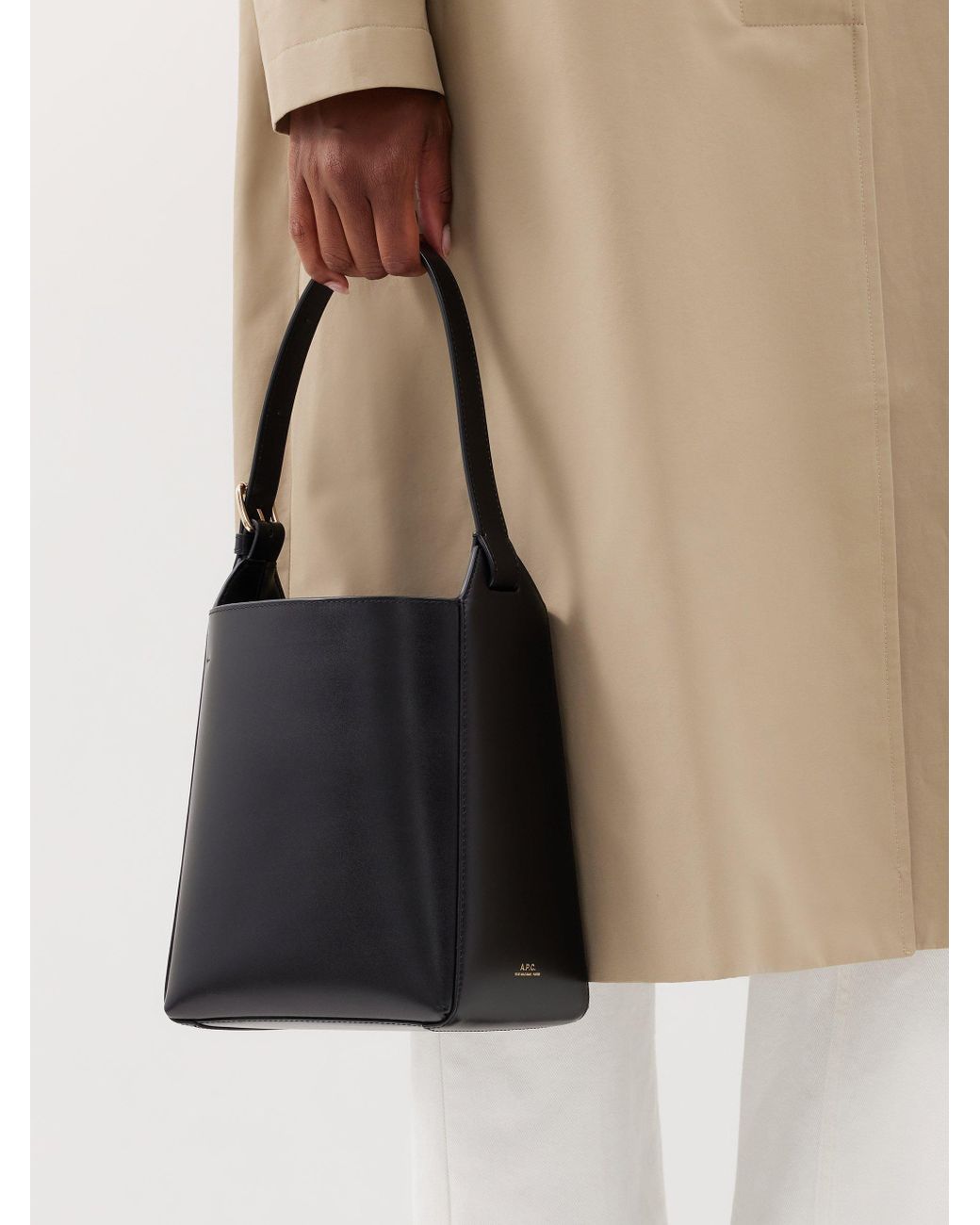 Sac virginie small leather shoulder bag - A.P.C. - Women