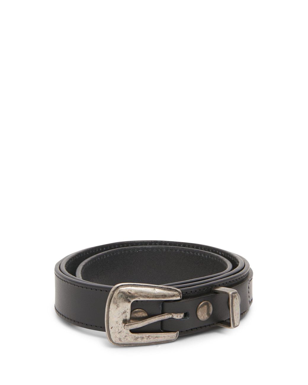 Lemaire Western Leather Belt in Black for Men | Lyst