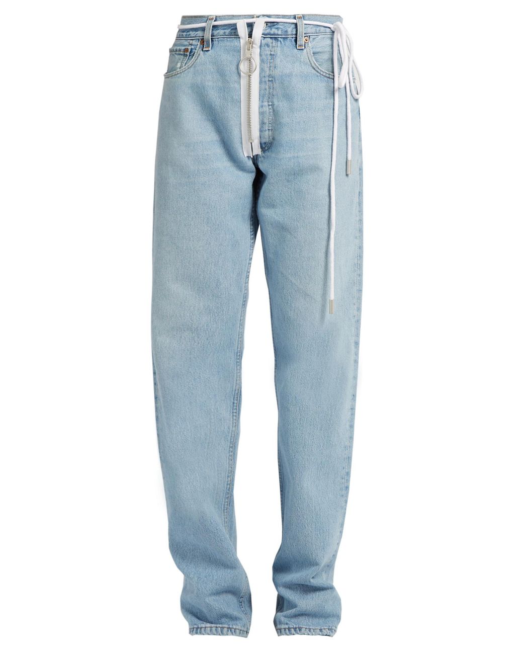 Off-White c/o Virgil Abloh X Levi's Boyfriend Jeans in Blue | Lyst