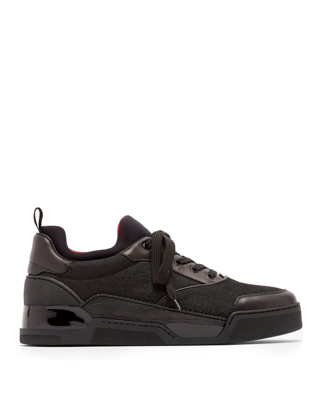 Christian Louboutin Aurelien Low Top Leather Trainers in Black for Men |  Lyst