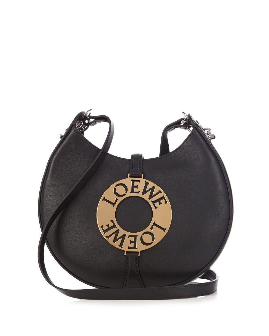 Loewe Joyce Small Leather Cross-body Bag in Black | Lyst