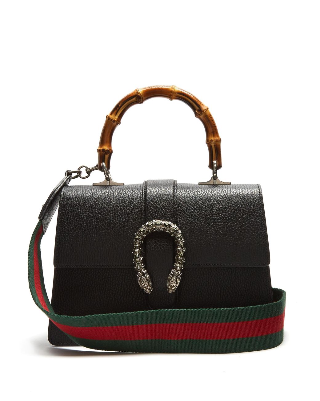 Gucci Dionysus Bamboo-handle Medium Leather Tote in Black | Lyst Australia