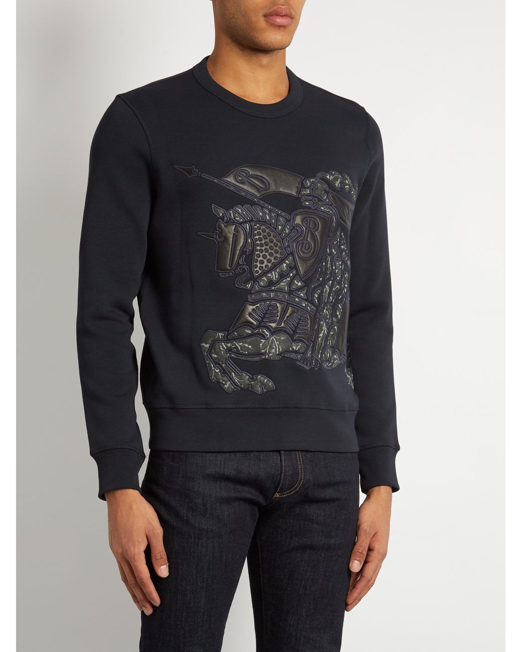 Burberry Equestrian Knight-appliqué 