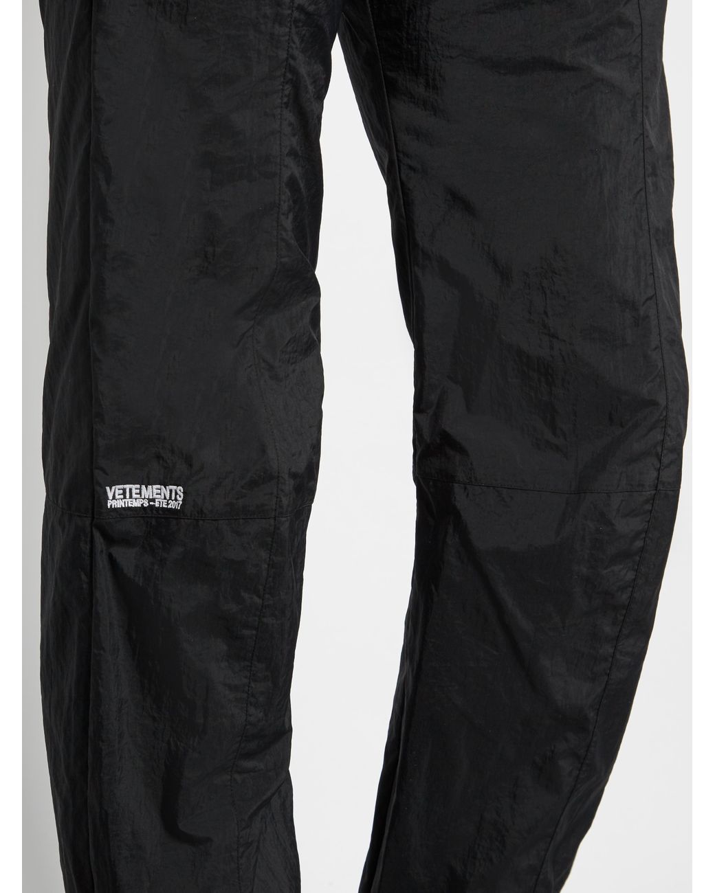 Vetements X Reebok Relaxed-leg Track Pants in Black for Men | Lyst