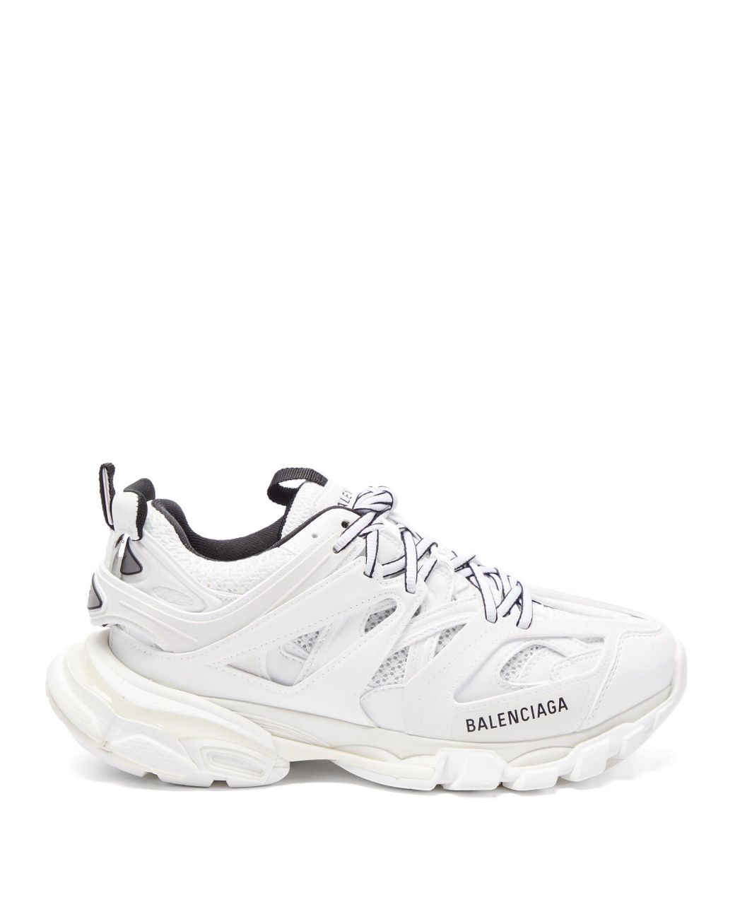 Balenciaga Track Panelled Faux-leather Trainers - Lyst