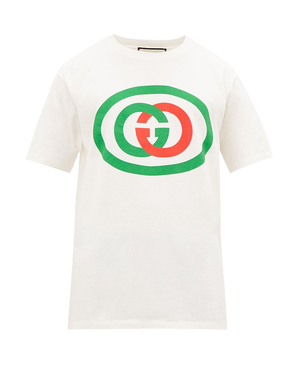 Gucci GG Logo-print Cotton T-shirt in White for Men - Lyst