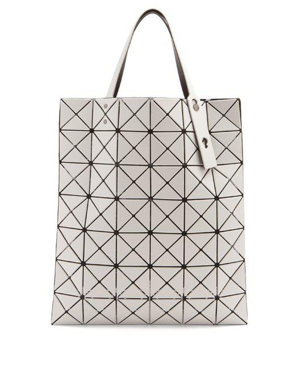 Bao Bao Issey Miyake Lucent Matte Tote in Gray | Lyst
