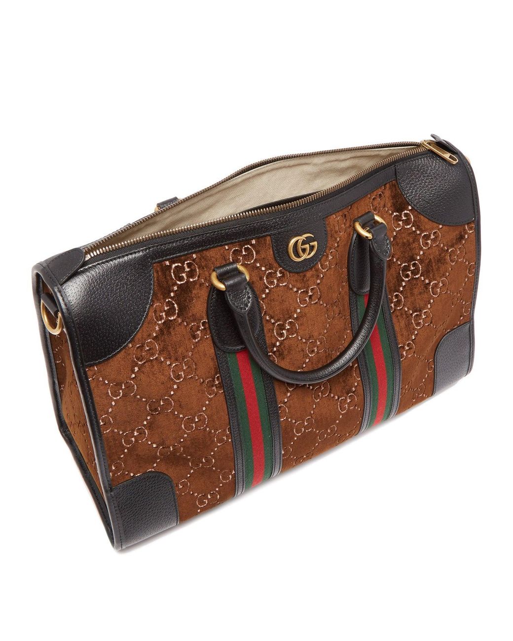 Gucci Medium GG Velvet Duffle Bag – Vintage by Misty