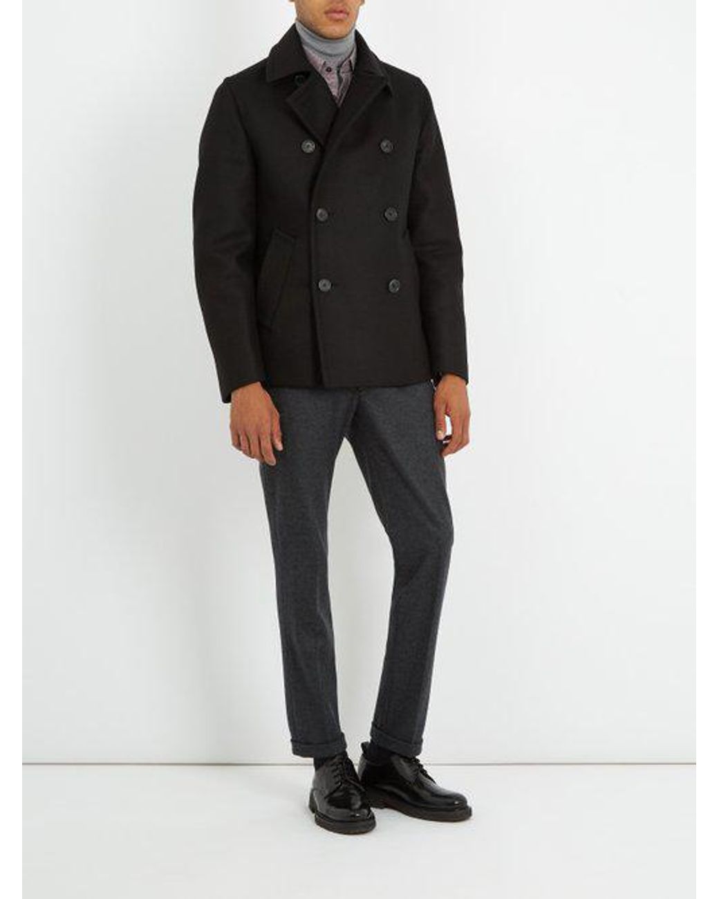 Prada peacoat cheap