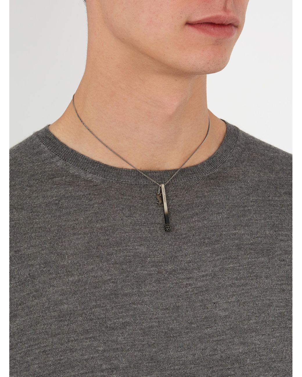 Saint laurent necklace men deals