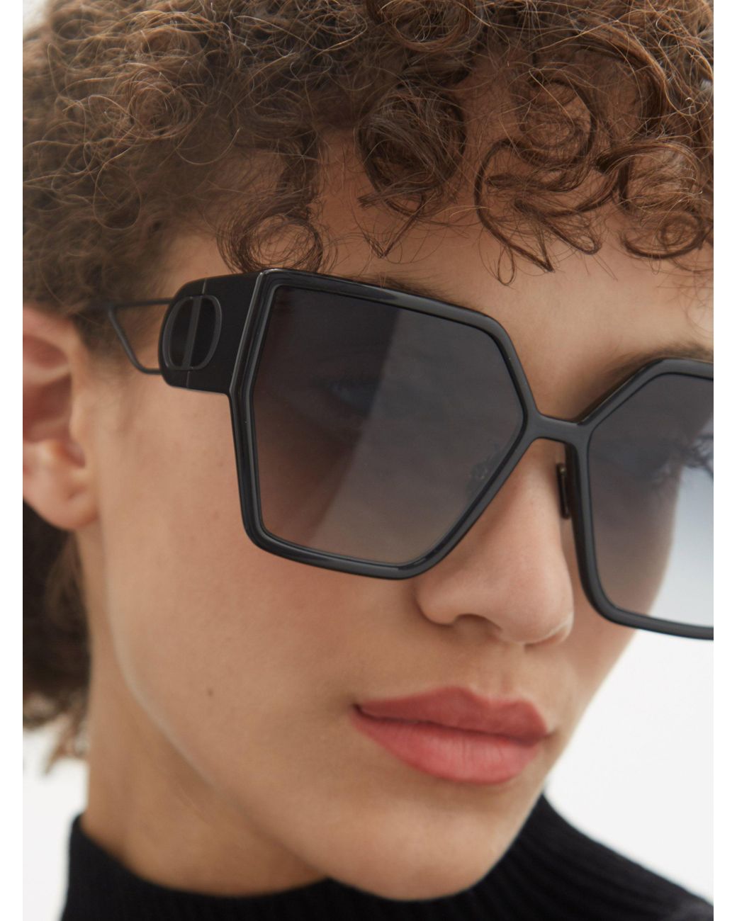Dior Square Sunglasses 30Montaigne 8071I Black 58mm  Walmartcom