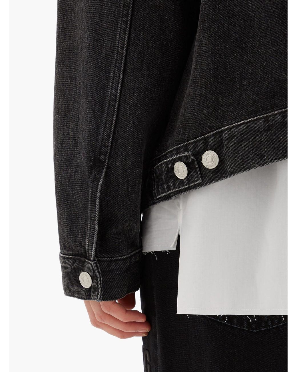 Logo-embroidered Cotton Denim Jacket 