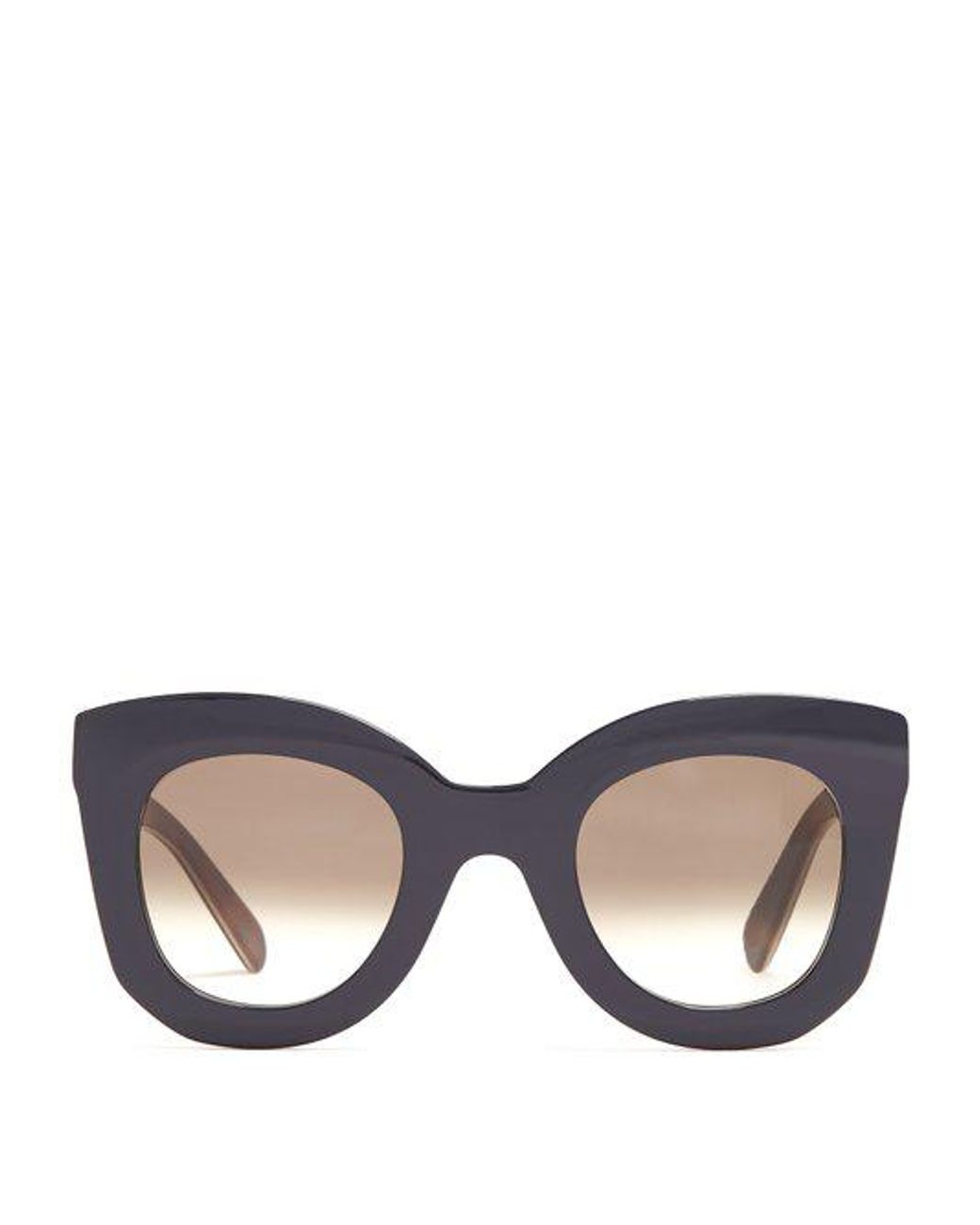 Celine Marta Cat-eye Acetate Sunglasses in Blue | Lyst