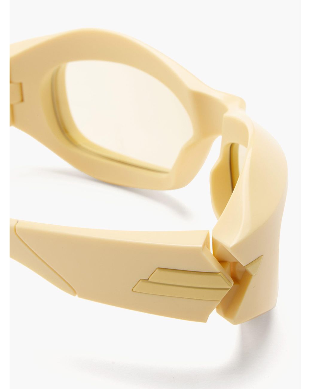 Bottega Veneta Mask Acetate Sunglasses | Lyst