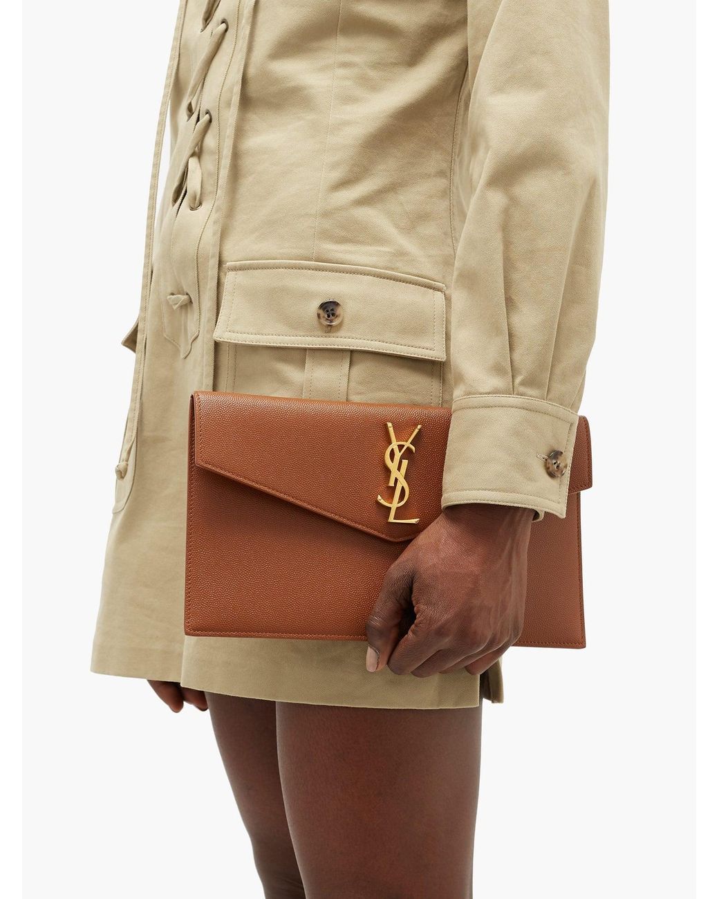 Why The YSL Uptown Pouch Is The Perfect Clutch - Christinabtv