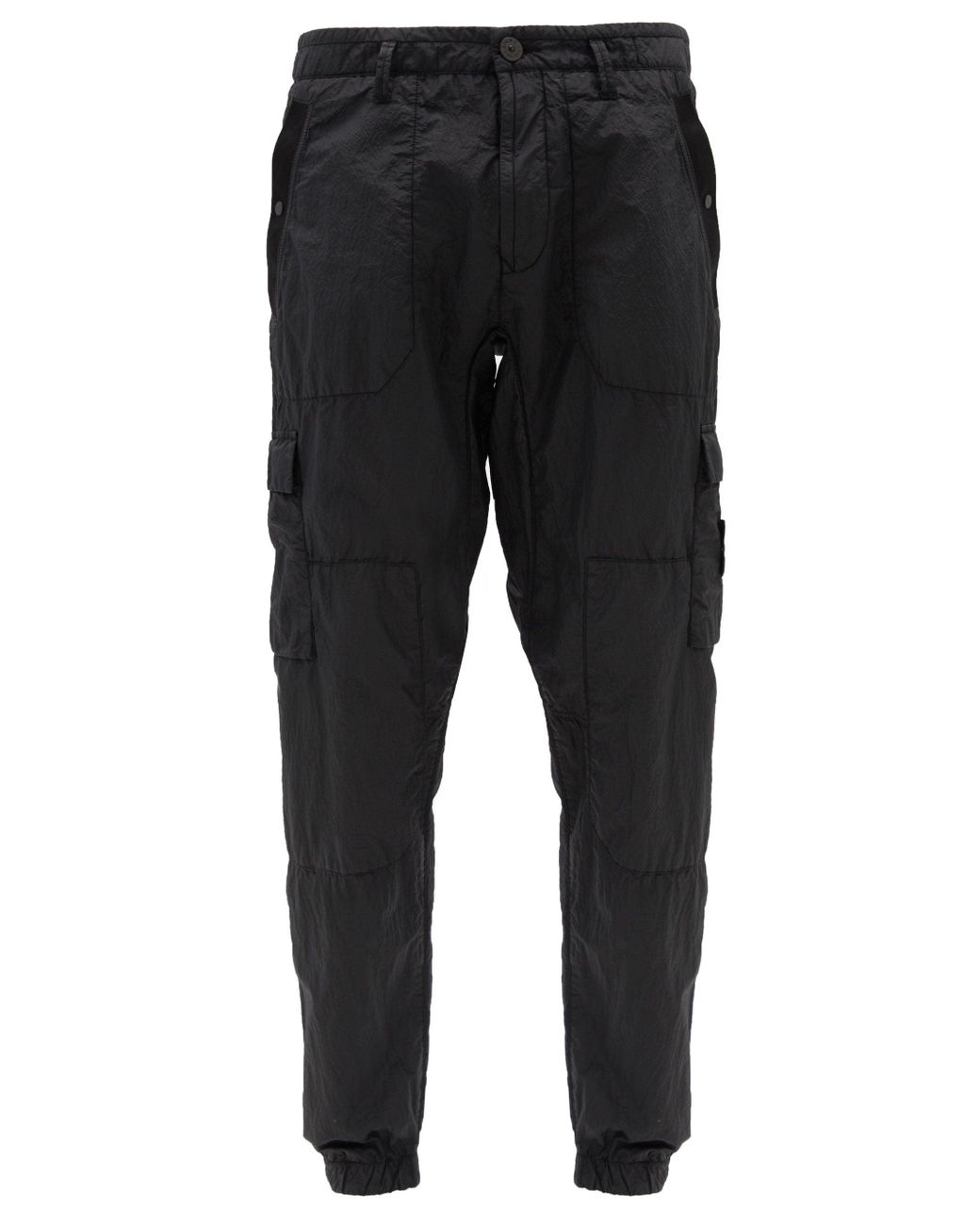 stone island nylon seersucker cargo pant