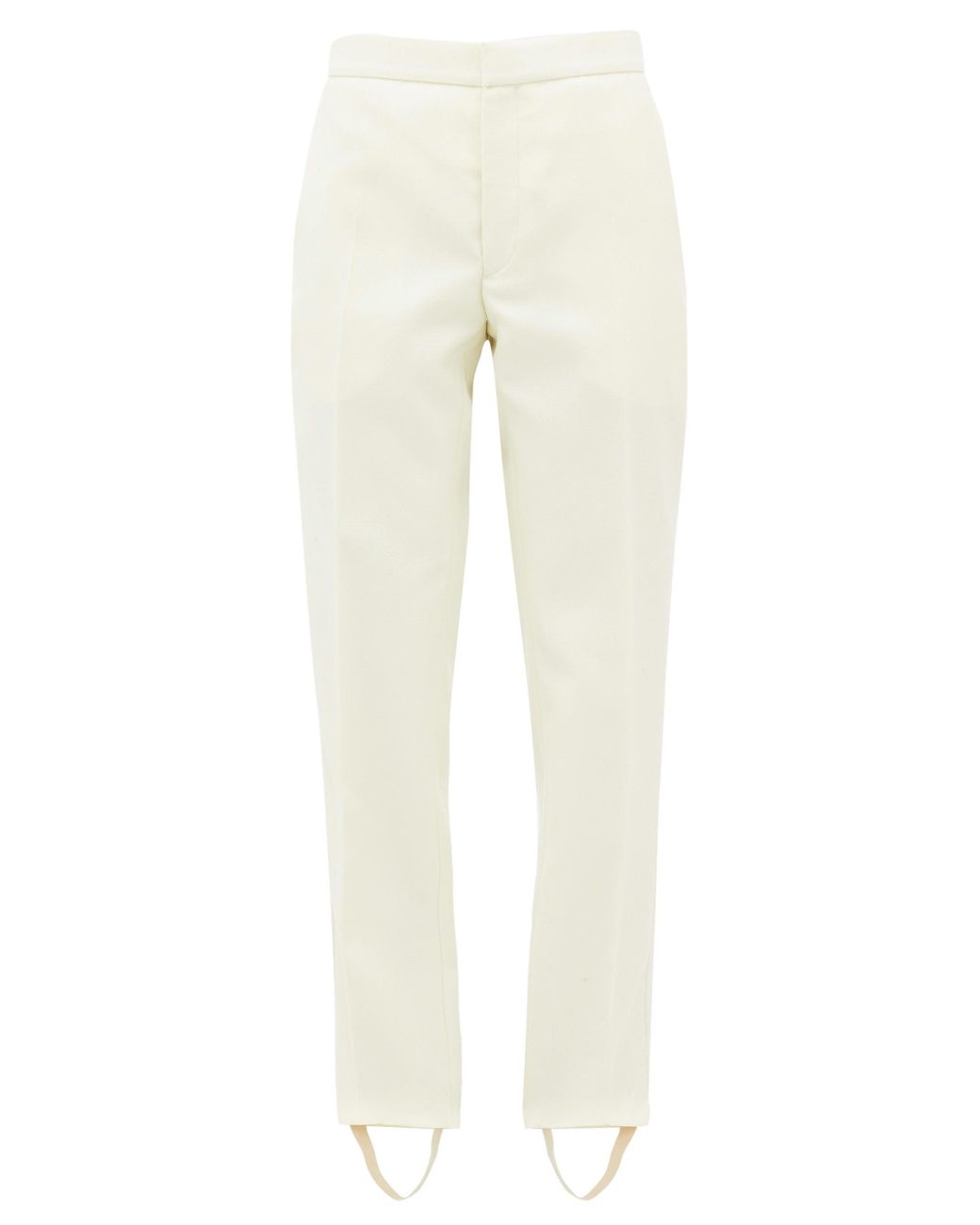 WARDROBE.NYC Release 05 Stirrup Merino-wool Trousers in White - Lyst