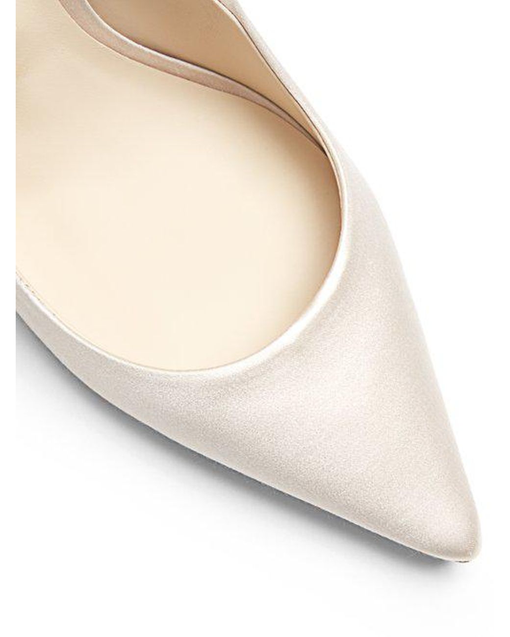Sophia Webster Coco Crystal Embellished-heel Satin Pumps | Lyst
