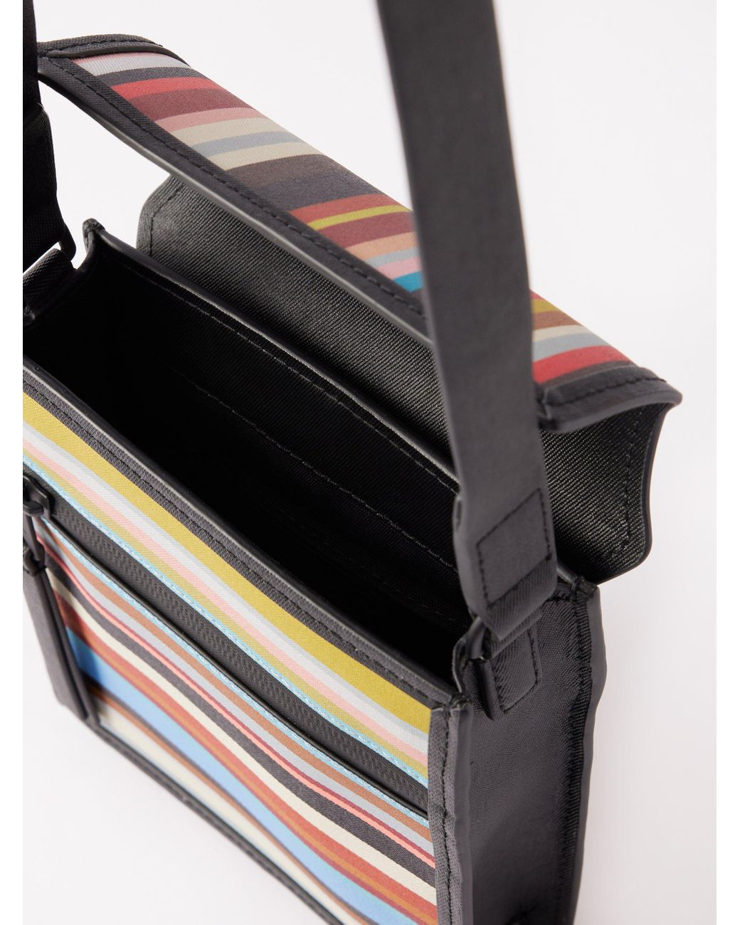Shop Paul Smith Stripes Street Style Leather Crossbody Bag by UK-Direct