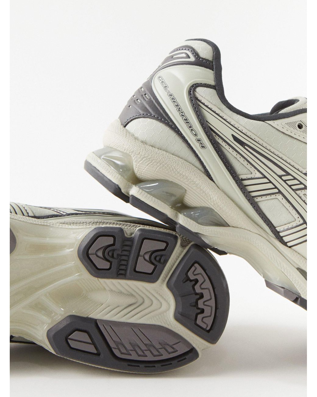 Asics Gel kayano 14 Faux leather And Rubber Trainers in White