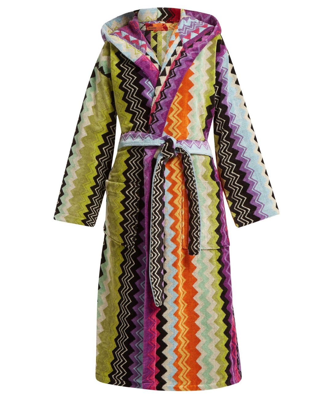 Missoni Hooded Bathrobe Lyst