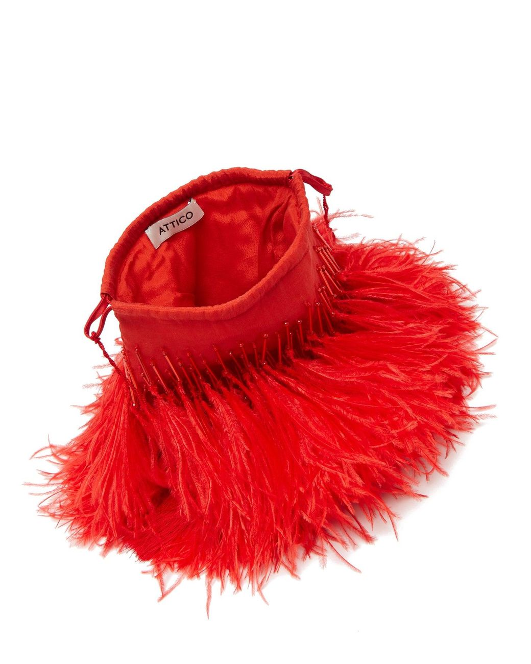 1er flirt ostrich handbag Lancel Red in Ostrich - 34782139